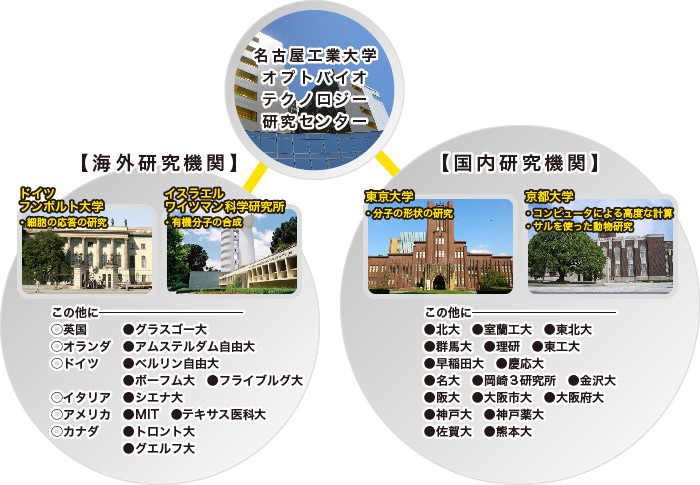 名古屋工業大学 オプトバイオテクノロジー研究センター 交流体制